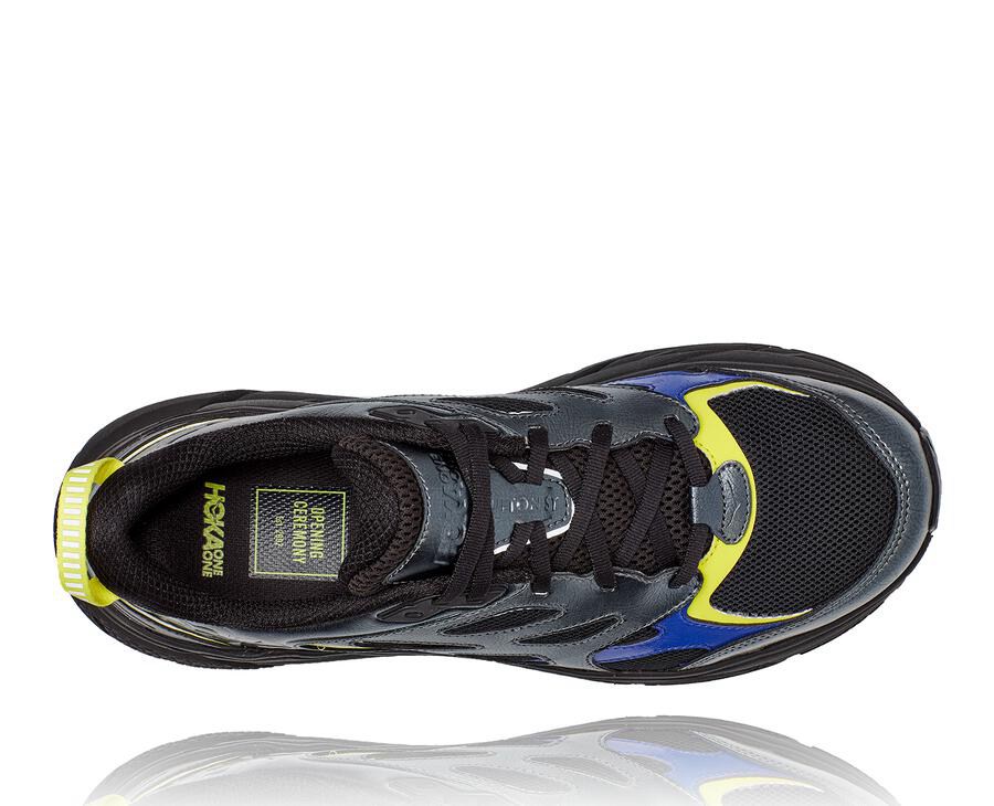 Hoka Australia One One X Opening Ceremony Bm Clifton - Mens Running Shoes Black - NHTGQ-9457